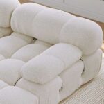 Delsea Modular Sectional Sofa-White-Modern Upholstered Modular Sofa-Customizable Configuration for Flexible Seating-Comfortable Cushioned Design-Durable Frame for Long-Lasting Use-Stylish and Contemporary Look