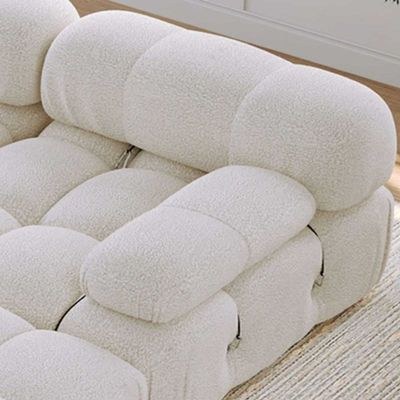 Delsea Modular Sectional Sofa-White-Modern Upholstered Modular Sofa-Customizable Configuration for Flexible Seating-Comfortable Cushioned Design-Durable Frame for Long-Lasting Use-Stylish and Contemporary Look - Image 5