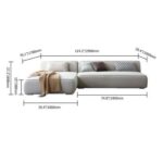 Aira Modern L-Shaped Sectional Sofa-Beige - Upholstered Corner Sofa for Living Room - Spacious & Comfortable Seating - Sleek Contemporary Design - Sturdy Wooden Frame - Soft Fabric Finish - Ideal for Homes & Apartments