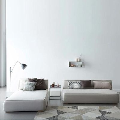 Aira Modern L-Shaped Sectional Sofa-Beige - Upholstered Corner Sofa for Living Room - Spacious & Comfortable Seating - Sleek Contemporary Design - Sturdy Wooden Frame - Soft Fabric Finish - Ideal for Homes & Apartments - Image 5