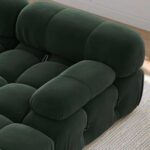Delsea Modular Sectional Sofa-Green-Modern Upholstered Modular Sofa-Customizable Configuration for Flexible Seating-Comfortable Cushioned Design-Durable Frame for Long-Lasting Use-Stylish and Contemporary Look
