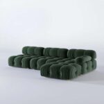 Delsea Modular Sectional Sofa-Green-Modern Upholstered Modular Sofa-Customizable Configuration for Flexible Seating-Comfortable Cushioned Design-Durable Frame for Long-Lasting Use-Stylish and Contemporary Look