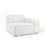 Restore 6-Piece Sectional Sofa-White-Modern Modular Sofa Set-Spacious Upholstered Sectional with Plush Cushions-Customizable 6-Piece Design for Flexible Seating-Durable Frame Construction-Comfortable and Stylish for Living Room or Lounge