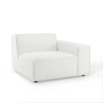 Restore 5-Piece Sectional Sofa White-Modern Modular Upholstered Sofa-Spacious 5-Piece Sectional with Plush Cushions-Customizable Seating Configuration-Durable Frame Construction-Comfortable and Stylish Living Room Furniture
