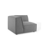 Restore 6-Piece L-Shaped Sectional Sofa Dark Grey-Modern Modular Upholstered Sofa-Spacious L-Shaped Sectional with Plush Cushions-Customizable 6-Piece Configuration-Durable Frame Construction