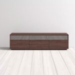 Autry TV Stand for TVs up to 78 inches-Dark Brown