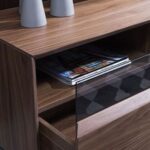 Autry TV Stand for TVs up to 78 inches-Dark Brown