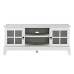Isle Media Storage TV Stand-White