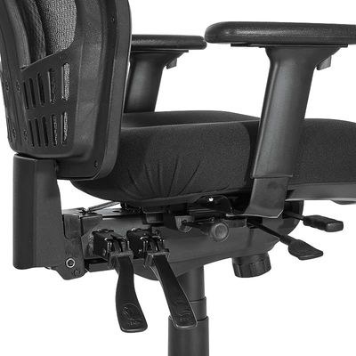 Office Star ProGrid High Back Managers Chair with Adjustable Arms, Multi-Function and Seat Slider (Black) - Image 4