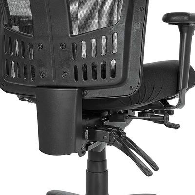 Office Star ProGrid High Back Managers Chair with Adjustable Arms, Multi-Function and Seat Slider (Black) - Image 5