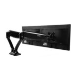 Mahmayi Black VNDLB502D Modern Dual Monitor Support Arm Adjustable for Monitor, TV, PC (71x24x15cm)