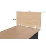 Deler 75 Oak Wood Divider Panel