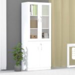 Carre 1123 White Full Height Bookshelf