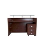 Harrera R06-14 Modern Reception Desk Apple Cherry