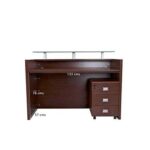 Harrera R06-14 Modern Reception Desk Apple Cherry