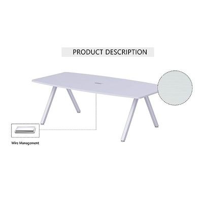 Incontro C148-24 Modern Conference Table White - Image 2