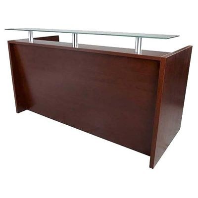 Harrera R06-18 Modern Reception Desk Apple Cherry - Image 2