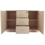 Carre 1147 Oak Credenza