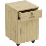 Mahmayi ME 1D1D Mobile Pedestal Melamine Finish - Oak