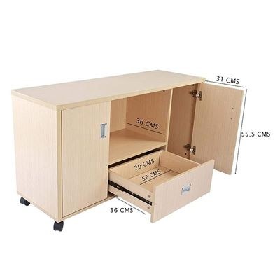 Carre 239 Oak Side Extension Cabinet - Image 5