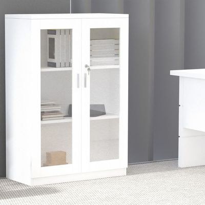 Carre 120 White Medium Height Cabinet - Image 3