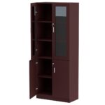 Argent 1123 Apple Cherry Full Height Bookshelf