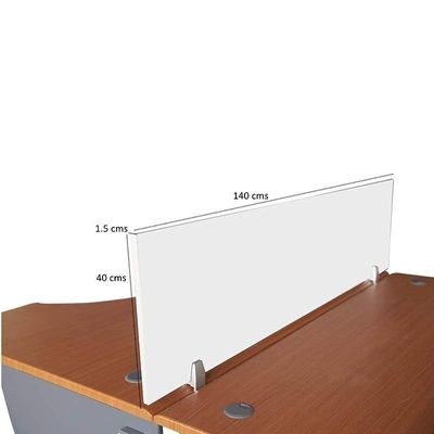 Deler 140 White Wood Divider Panel - Image 2