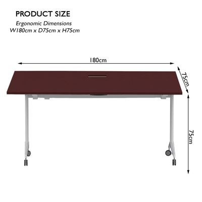 Folde 78-18 Modern Folding Table Apple Cherry - Image 3