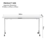 Folde 78-16 Modern Folding Table White