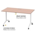Folde 78-18 Modern Folding Table Oak