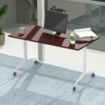 Folde 78-18 Modern Folding Table Apple Cherry