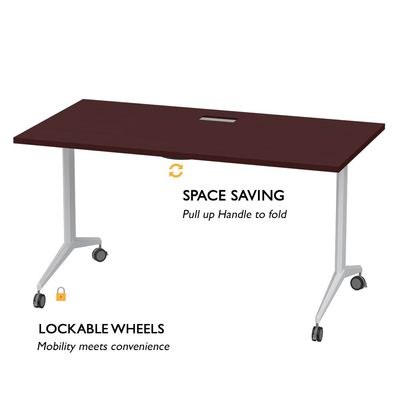 Folde 78-16 Modern Folding Table Apple Cherry - Image 5