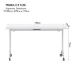 Folde 78-14 Modern Folding Table White