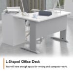 Stazion 1212 Modern Office Workstation White