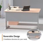 Stazion 1412 Modern Office Workstation Oak