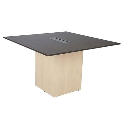 Projekt 7 Rec 240 8 Seater Square Modular Conference Table Walnut - Image 2