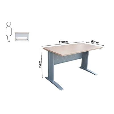 Stazion 1260 Modern Office Desk Oak - Image 5