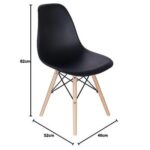 Ultimate Eames Style DSW Dining Chair Pack of 3
