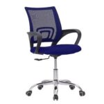 Sleekline 69001 Lowback Chair Blue Mesh