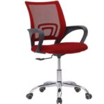 Sleekline 69001 Lowback Chair Red Mesh