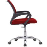Sleekline 69001 Lowback Chair Red Mesh