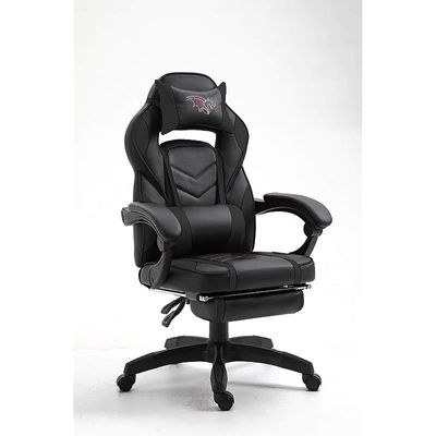 High Back Video Gaming Chair PU Leatherette (Black) - Image 2