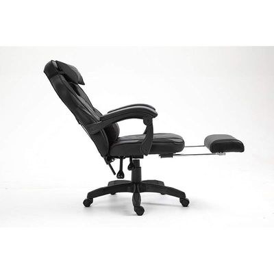 High Back Video Gaming Chair PU Leatherette (Black) - Image 4