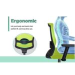 SleekLine T01B Medium Back Ergonomic Mesh Chair Green