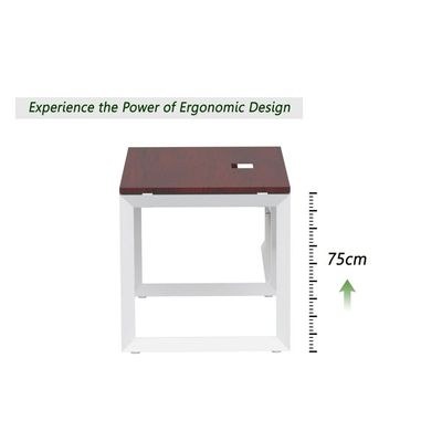 Mahmayi Vorm 136-18 Modern Workstation - Multi-Functional MDF Desk with Smart Cable Management, Secure & Robust - Ideal for Home and Office Use (180cm, Apple Cherry) - Image 4