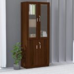 Argent 1123 Dark Walnut Full Height Bookshelf