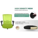 SleekLine T01B High Back Ergonomic Office Mesh Chair - Green