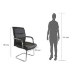 Nova 2203 Visitors Chair Black PU