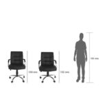 Nova 2203 Executive Low Back Chair Black PU