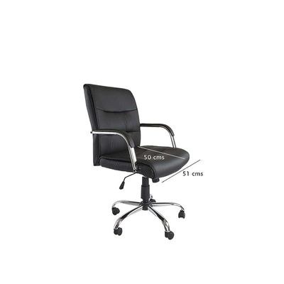 Nova 2203 Executive Low Back Chair Black PU - Image 5